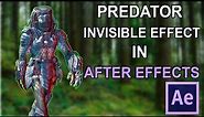 PREDATOR INVISIBLE EFFECT IN AFTER EFFECTS | invisible effect ( After Effects )