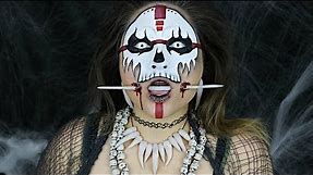 Voodoo Witch Doctor Halloween Makeup Tutorial