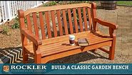 English Garden Bench - Complete Project Build
