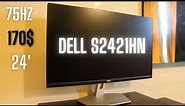 Dell S2421HN-Review!,24 inch,75hz,Ultra-thin bezel IPS Monitor!