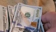 nice stack of hundred dollar bills 👌 #tiktok #money #ShowOffLandOFrost #ChewTheVibes #mindordering
