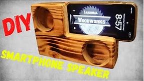 DIY Wooden Smartphone Passive Speaker | Woodworking