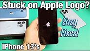 iPhone 13's: Stuck on Apple Logo? Easy Fixes!