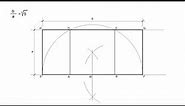 How to draw a Root Five Rectangle ▭ √5