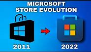 Evolution of Microsoft Store (2011-2022) | Microsoft Store Logo Evolution | Factonian