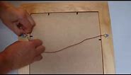 How to Find Wire to Hang a Picture Frame - Everyday Item - Simple & Easy - Step by Step Instructions