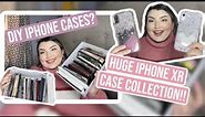 HUGE IPHONE XR CASE COLLECTION 2021 (SHEIN, CASEMATE, LUME, OTTERBOX, DIY PHONE CASE)