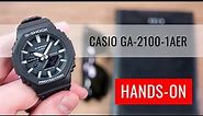 HANDS-ON: Casio G-Shock Original GA-2100-1AER Carbon Core Guard (CasiOak)