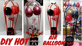 Hot Air Balloon Gift Bascket Easy Balloon Basket Tutorial