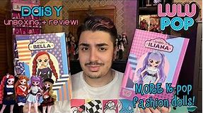 LULUPOP Daisy Iliana, Ella, and Bella K-pop Fashion Dolls Unboxing and Review!