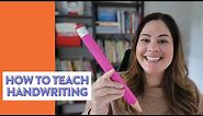How to Teach Handwriting in Kindergarten and First Grade // Handwriting tips and strategies