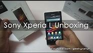 Sony Xperia L Midrange Android Phone Unboxing & Overview