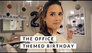 'The Office' Themed Birthday Party! Surprising my bf :)