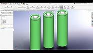 solidwork tutorial lithium ion battery cell. Rechargeable Cell design.
