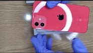 فتح علبة ايفون 12 اللون الاحمر اول مره استخدم ايفون unboxing Iphone 12 Red 🍒♥️