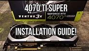RTX 4070 TI SUPER installation guide: everything you need to know about the 12vhpwr cable!