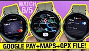 Galaxy Watch 6/5/4 - Google Pay+Maps+Track back+GPX file!
