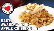 Easy Apple Crisp Recipe | How To Make Apple Crisp Topping With Brown Sugar Oats