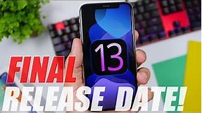 iOS 13 Final Release Date REVEALED !