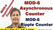 MOD 6 Asynchronous Counter || MOD 6 Ripple Counter || Design MOD 6 Asynchronous(Ripple) Counter
