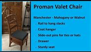 Proman Valet Chair - Fabulous and Functional!