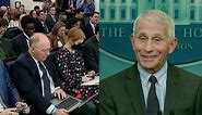 WATCH: Reporters Bust Out Laughing At WH Briefing Over Fauci’s Crack About Contradicting Trump Misinformation