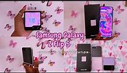 Samsung Galaxy Z Flip 5 Unboxing & Customization | Kidcore Aesthetic🌈✨