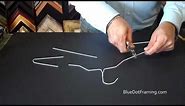 How to Make Easels For Your Picture Frames Out Of A Wire Hanger