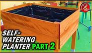 Build a Stunning & Functional Self-Watering Wooden Planter Box (Part 2)