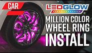 Installation | LEDGlow Million Color Wheel Ring Lights for Cars