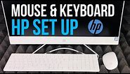How to Set Up Mouse & Keyboard for HP Pavilion All-in-One | Pair Mouse & Keyboard