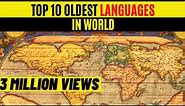 List of Top 10 Oldest Languages in World || 2 From India 🤔
