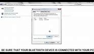 How to connect Bluetooth Device with COM Port of PC