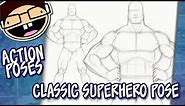 How to Draw the CLASSIC SUPERHERO POSE | Narrated Easy Step-by-Step Tutorial