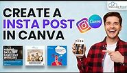 How to Design Instagram Post with Canva? | Canva Tutorial