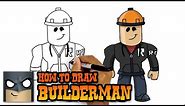 How to Draw Builderman | Roblox (Drawing Videos Step by Step)