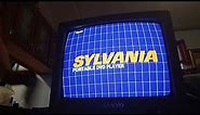 Sylvania Portable DVD Player on Sanyo CRT TV