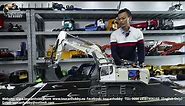 Unbox HUINA Kabolite 1/14 Hydraulic RC Excavator K970-100S, one hydraulic grab or plier as gift.