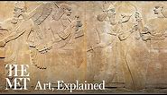 How the dizzying repetition of these Assyrian reliefs gives them hyperreality | Art, Explained