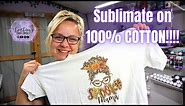 How To Sublimate On 100% COTTON Using The Epson ET 2720