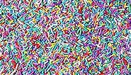 Ultimate Unicorn Rainbow Jimmies Sprinkles Mix| Summer Cake Cupcake Cookie Sprinkles Toppings| Ice Cream Candy Decorating Sprinkles Toppers| Yellow Red White Blue Purple Colorful Sprinkles, 4oz