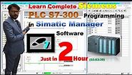 Siemens PLC Training for Beginners| Ladder Diagram| Siemens PLC Course| S7-300 | Simatic Manager