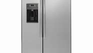 GE 21.9 Cu. Ft. Stainless Steel Counter-Depth Side-By-Side Refrigerator - GZS22DSJSS