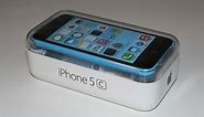 Apple iPhone 5c Unboxing (blue)