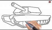 How to Draw a Tank Easy Step By Step Drawing Tutorials for Beginners – UCIDraw