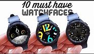 10 Must Have Watchfaces for Samsung Galaxy Watch 4 and Galaxy Watch 5!