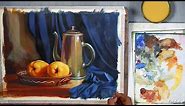 Realistic Still Life in Acrylic | step by step Painting