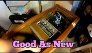 It's Finished! 1972 Magnavox AstroSonic Stereo Console Restoration...Restoring the Fine Cabinetry