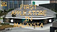 Walk around the First Apple Store in Malaysia at TRX | 4K 60fps HDR