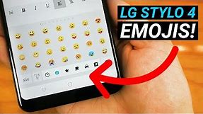 LG Stylo 4 - What Do the Emojis Look Like?